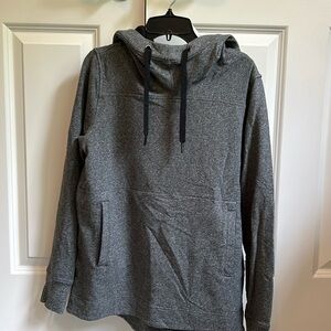 Gray and black lululemon hoodie